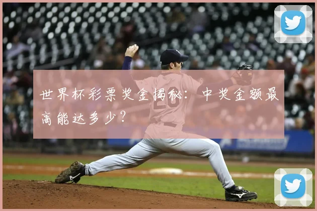 世界杯彩票奖金揭秘：中奖金额最高能达多少？