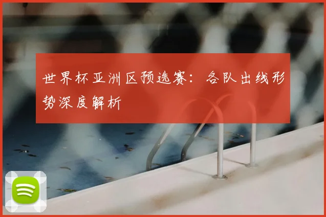 世界杯亚洲区预选赛：各队出线形势深度解析